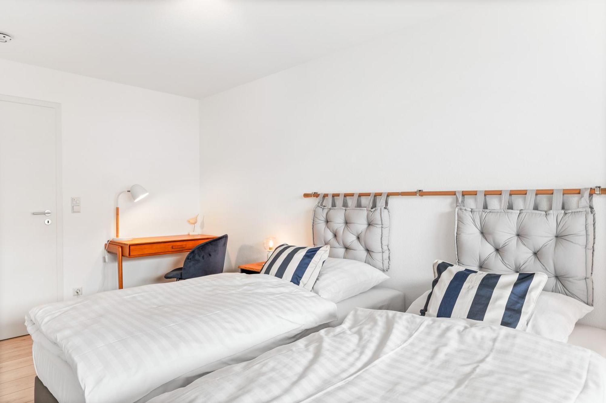 Design-Apartment - Kueche - Parken - Zentral ไลน์เฟลเดิน-เอคเทอร์ดิงเงน ภายนอก รูปภาพ