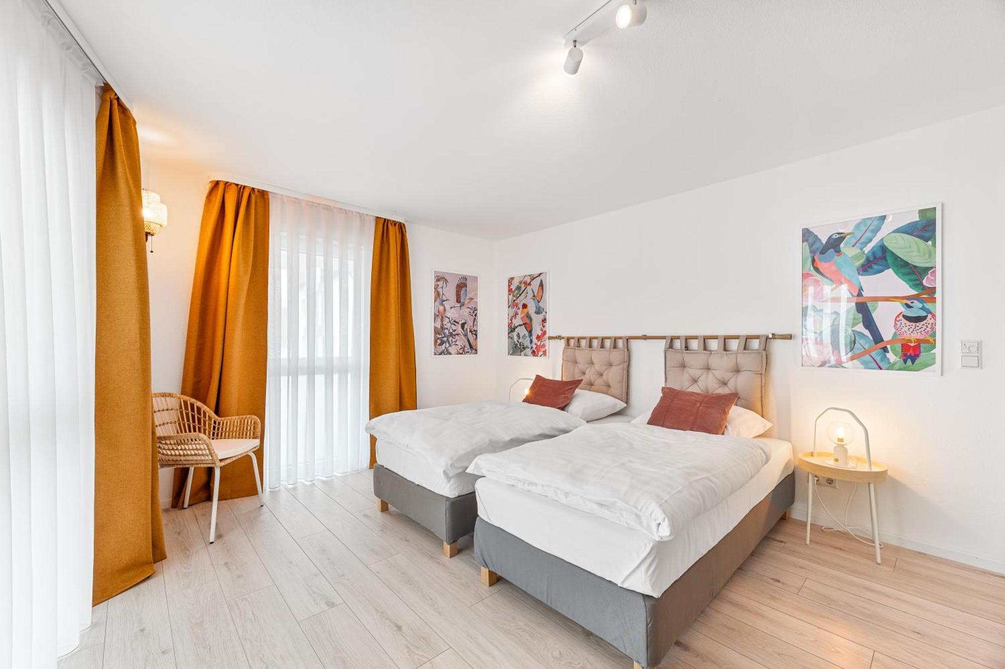 Design-Apartment - Kueche - Parken - Zentral ไลน์เฟลเดิน-เอคเทอร์ดิงเงน ภายนอก รูปภาพ