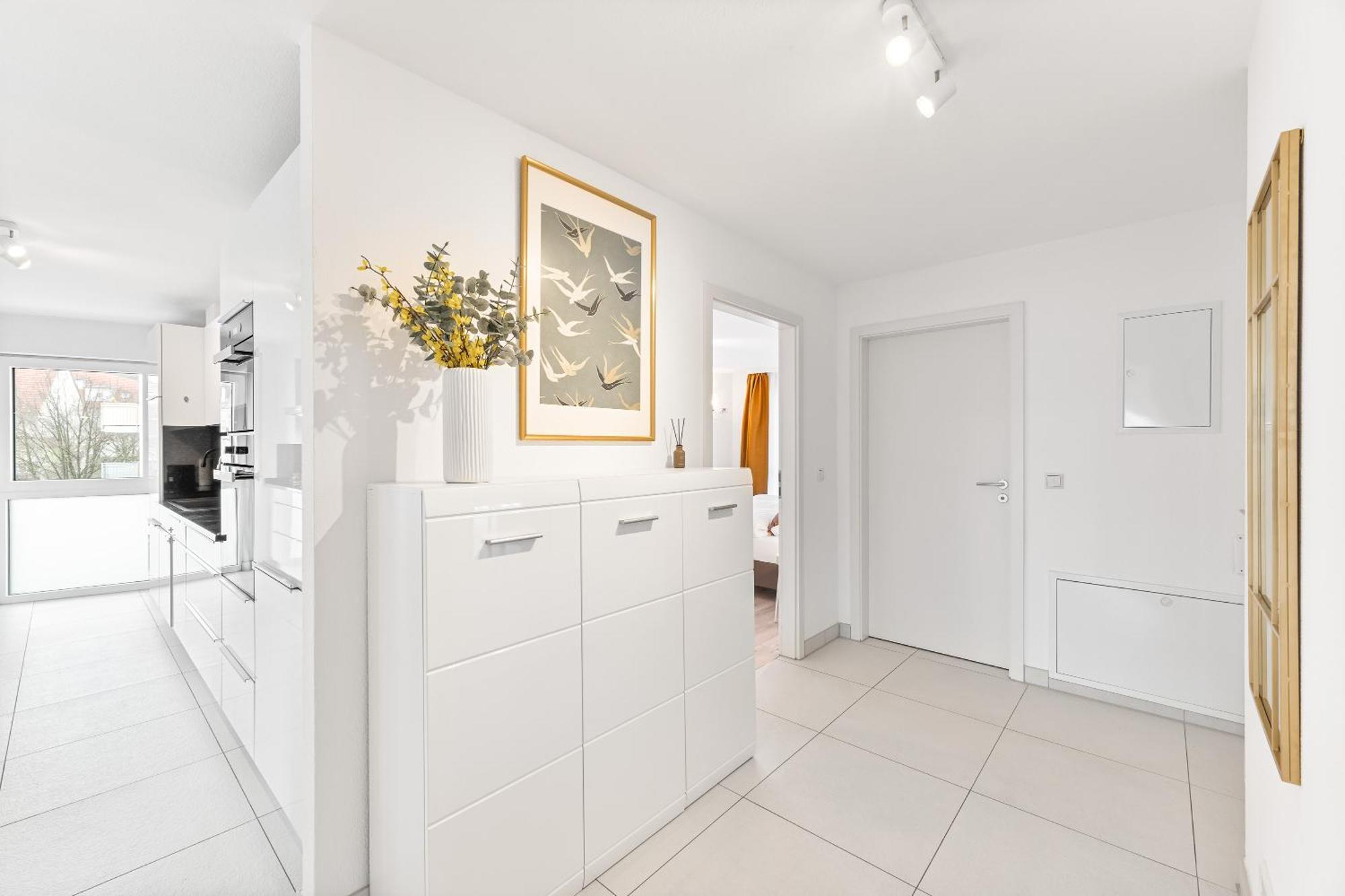 Design-Apartment - Kueche - Parken - Zentral ไลน์เฟลเดิน-เอคเทอร์ดิงเงน ภายนอก รูปภาพ