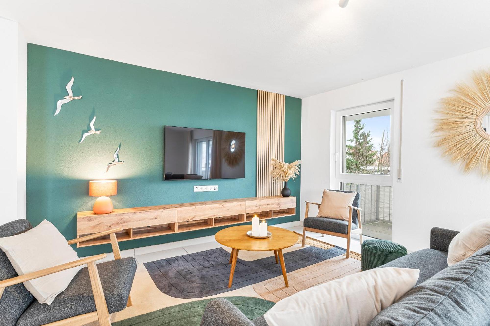 Design-Apartment - Kueche - Parken - Zentral ไลน์เฟลเดิน-เอคเทอร์ดิงเงน ภายนอก รูปภาพ