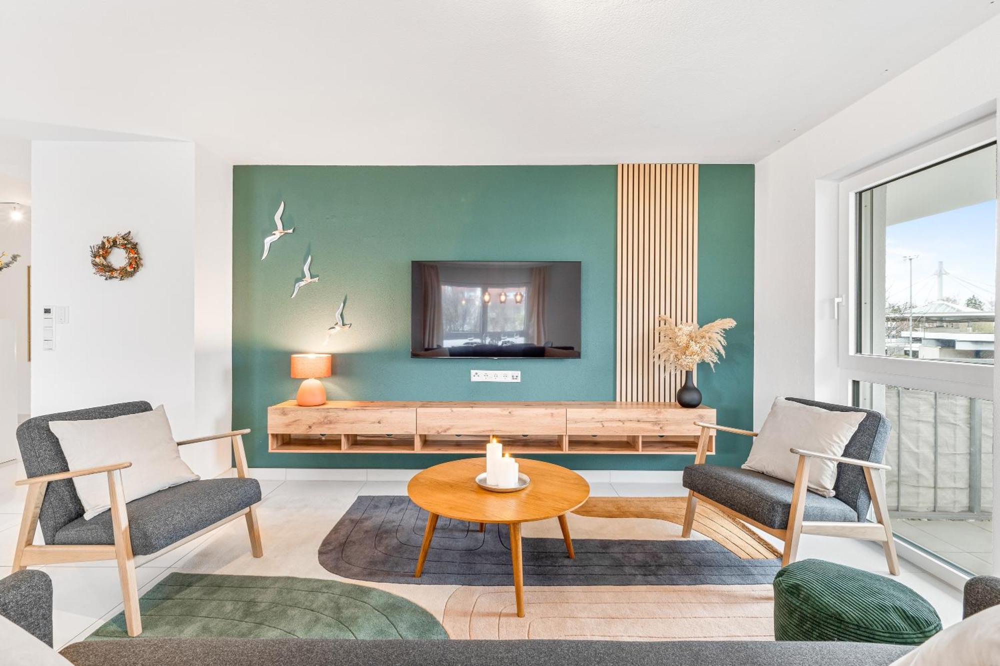 Design-Apartment - Kueche - Parken - Zentral ไลน์เฟลเดิน-เอคเทอร์ดิงเงน ภายนอก รูปภาพ