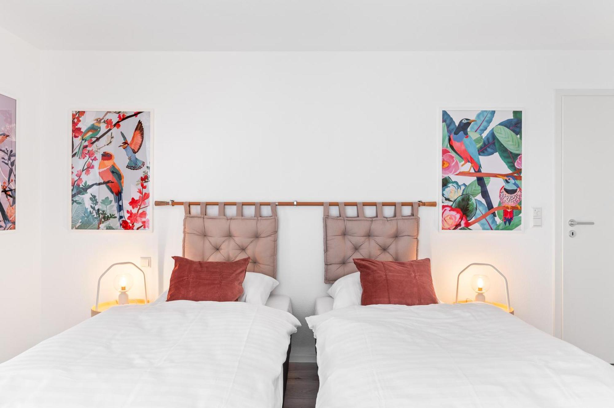 Design-Apartment - Kueche - Parken - Zentral ไลน์เฟลเดิน-เอคเทอร์ดิงเงน ภายนอก รูปภาพ