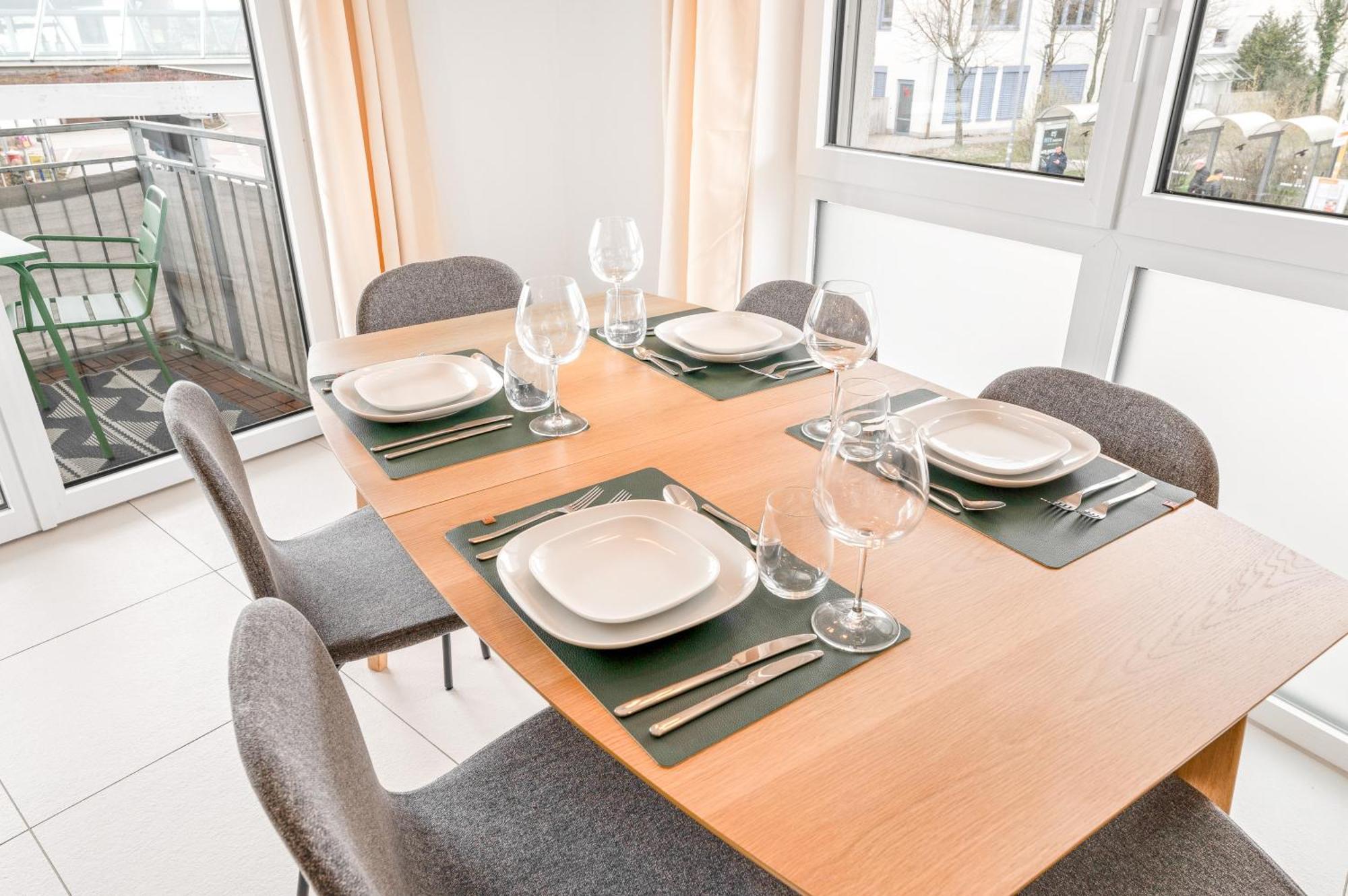 Design-Apartment - Kueche - Parken - Zentral ไลน์เฟลเดิน-เอคเทอร์ดิงเงน ภายนอก รูปภาพ