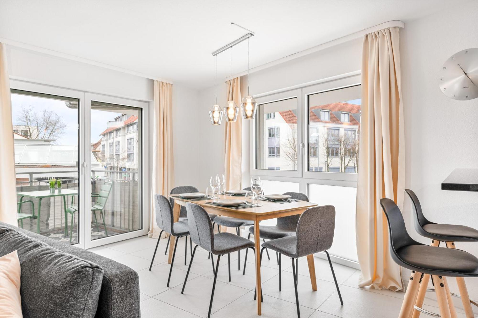 Design-Apartment - Kueche - Parken - Zentral ไลน์เฟลเดิน-เอคเทอร์ดิงเงน ภายนอก รูปภาพ